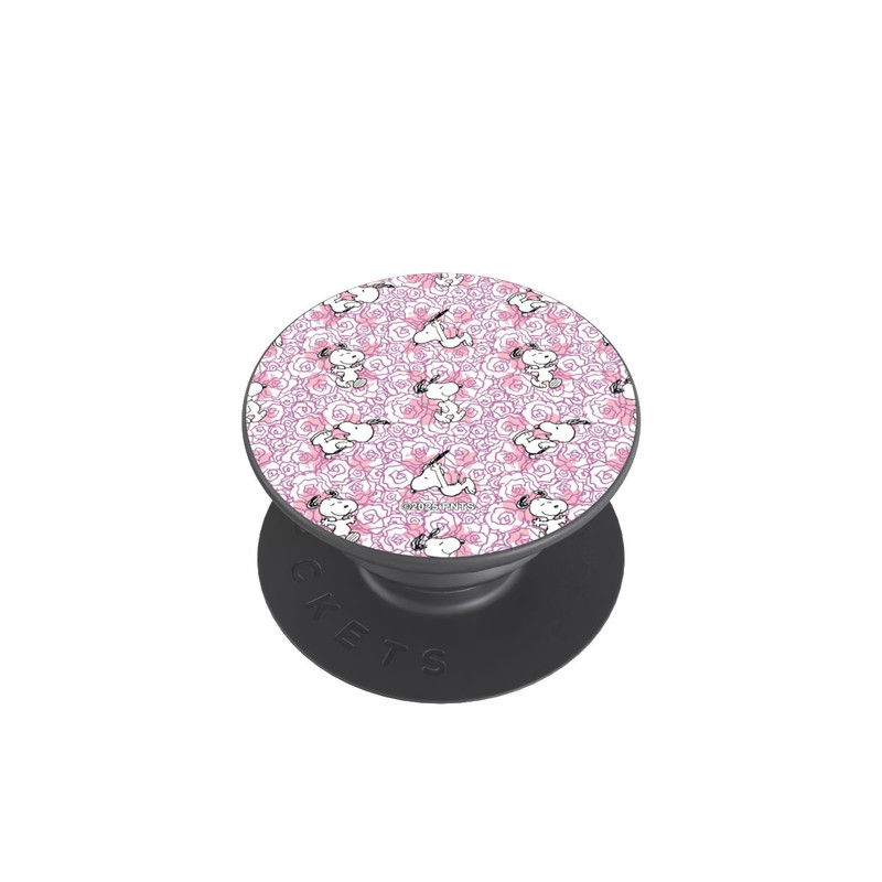  PopGrip Peanuts Pink Roses Pattern