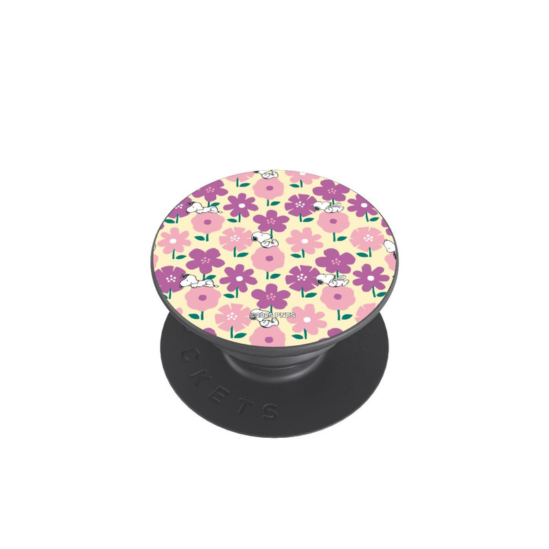  PopGrip Peanuts Flower Pattern Yellow