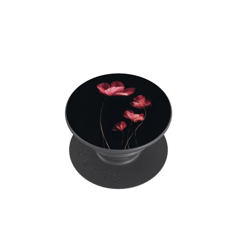  PopGrip Burgunder Blüten schwarz