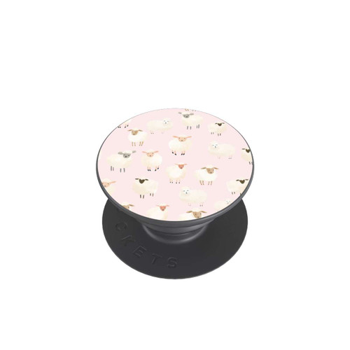  PopGrip Schafe auf Rosa Hintergrund mit KI