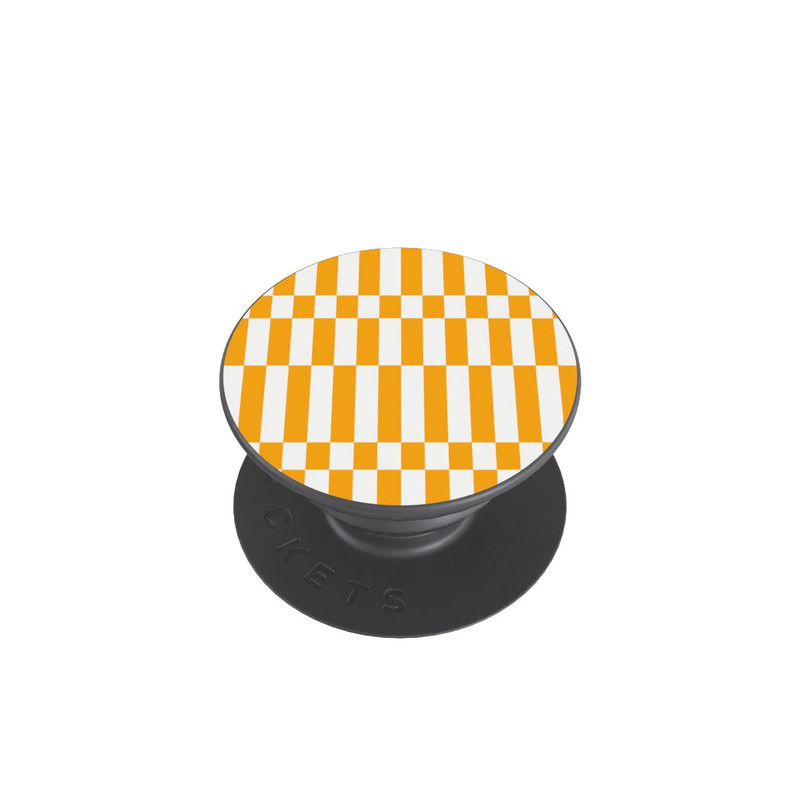  PopGrip Motif à Carreaux d'Été Jaune Vif