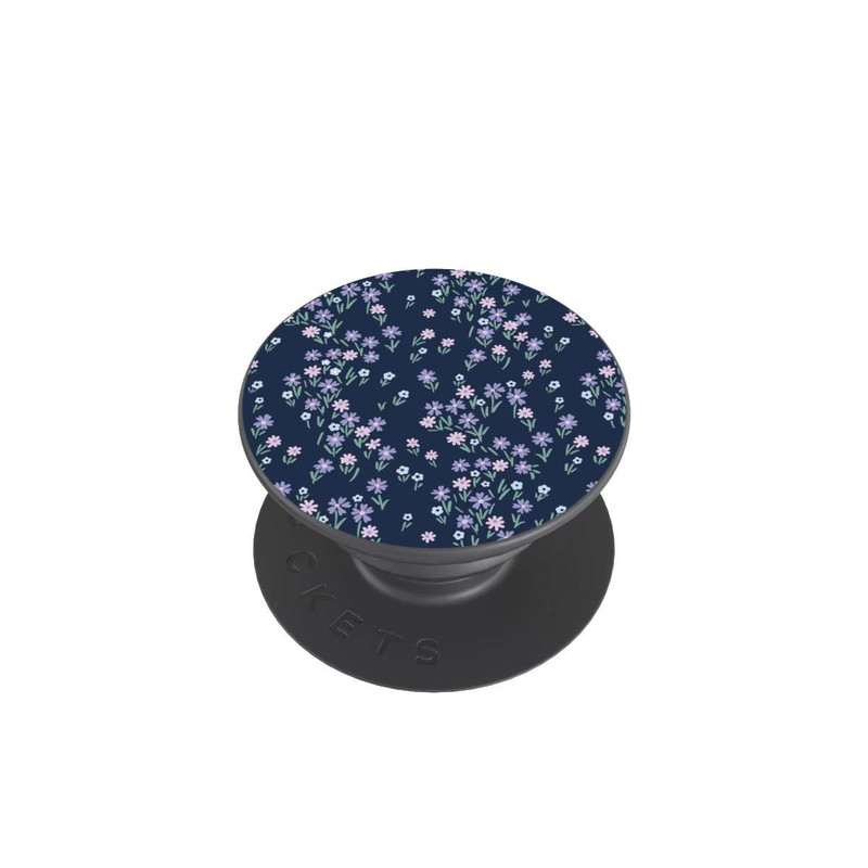  PopGrip Dark Blue Floral Theme
