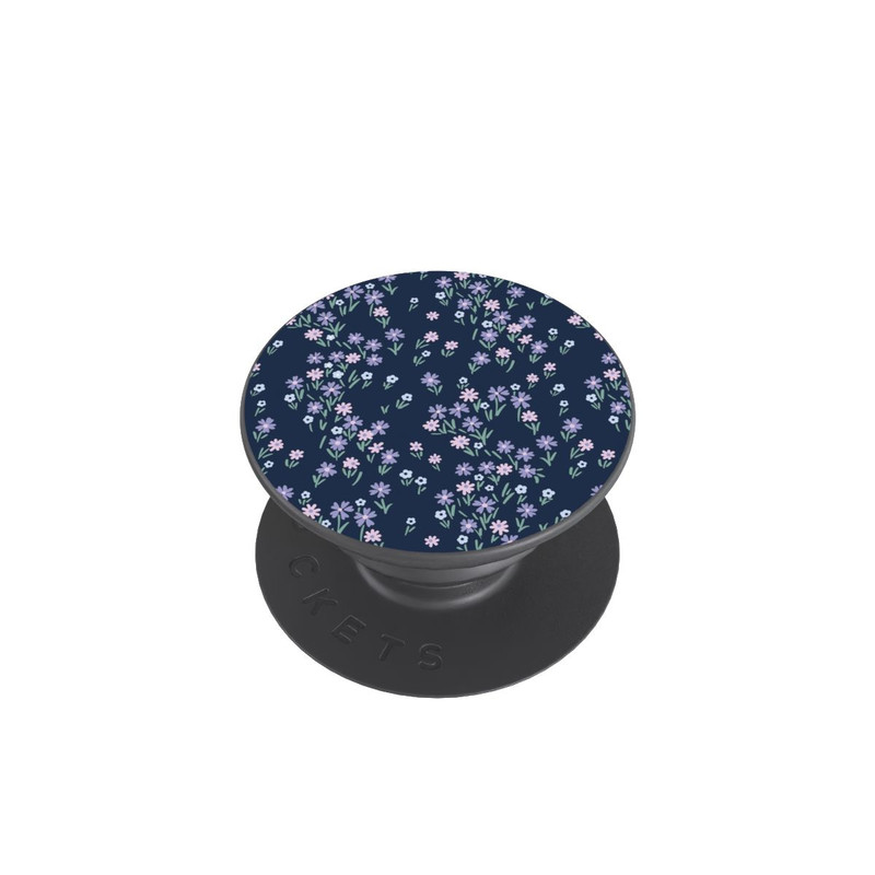  PopGrip Dark Blue Floral Theme