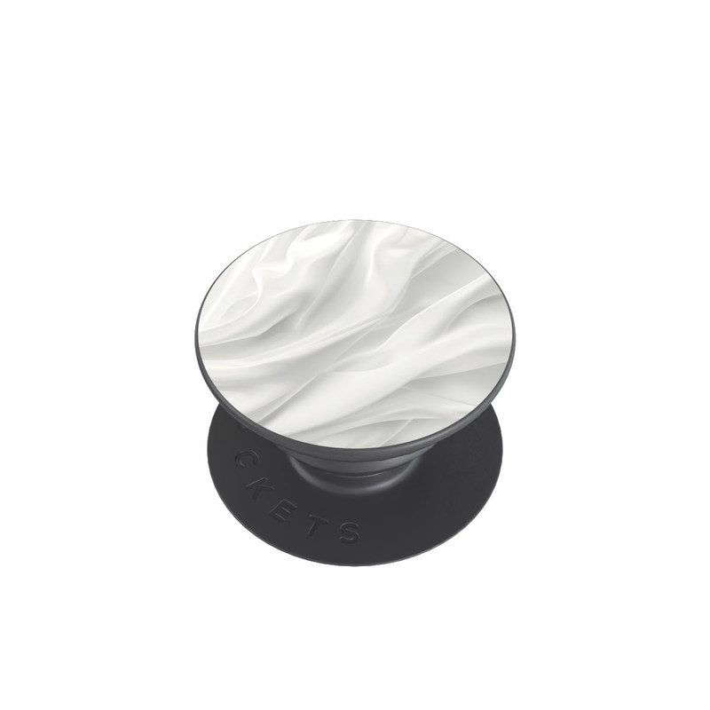  PopGrip White Satin Smooth Texture With AI