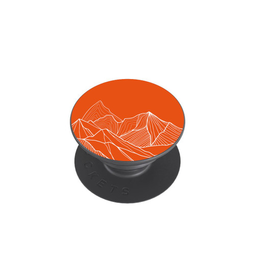  PopGrip Höhenlinien Berg Orange