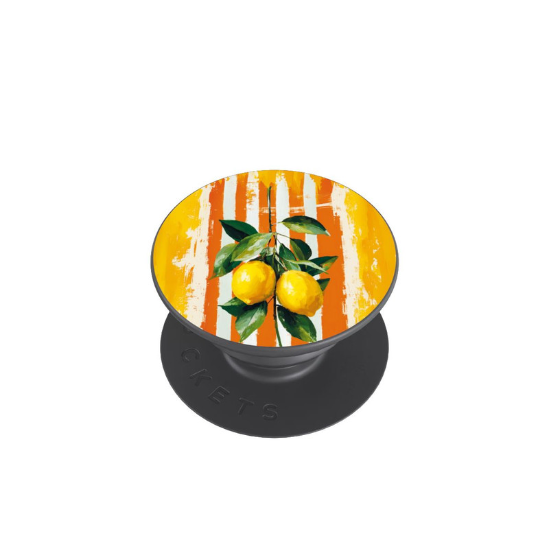  PopGrip Summer Lemons on Stripes with AI