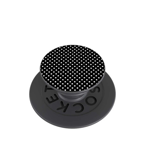  PopGrip Polka Dots Schwarz und Weiß