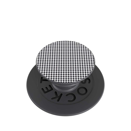 PopGrip Hahnentritt Schwarz Weiß