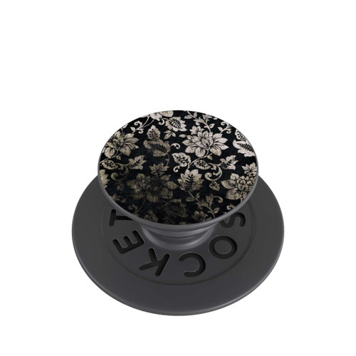  PopGrip Silber Schwarz Vintage