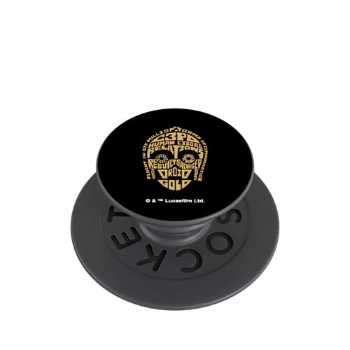  PopGrip C3PO Typo Graphique