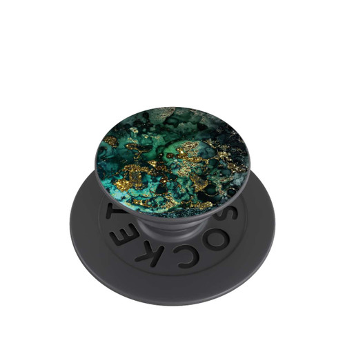  PopGrip Cyan Glitzer Marmorlook