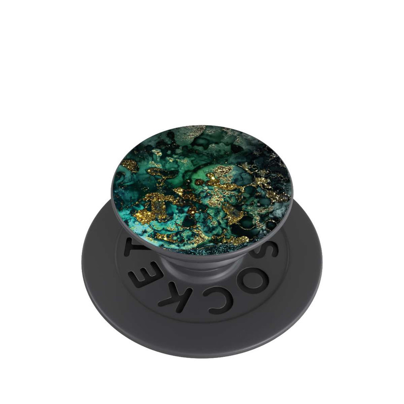  PopGrip Cyan Glitzer Marmorlook