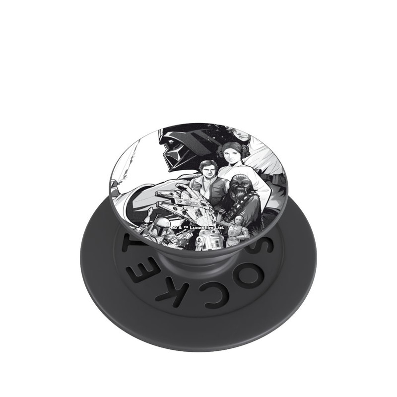  PopGrip Personnages StarWars - Noir et Blanc