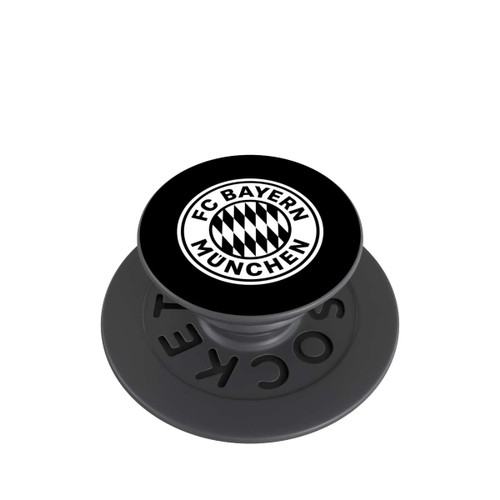  PopGrip Klassisches FCB Logo Klein - Weiß auf Schwarz