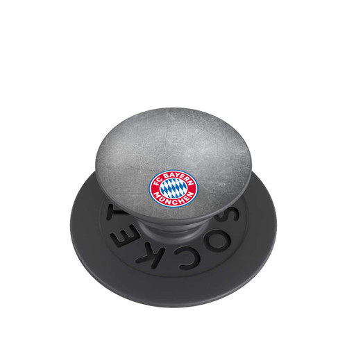  PopGrip Klassisches FCB Logo Klein - Bunt auf Metalllook