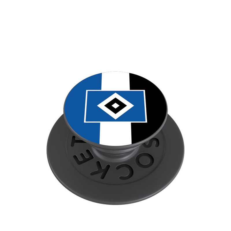  PopGrip HSV Streifen - Blau-Weiß-Schwarz