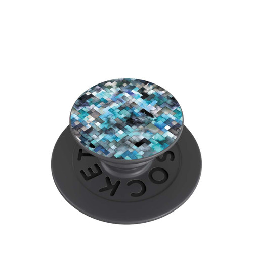 PopGrip stimmungsvolles geometrisches Muster blau