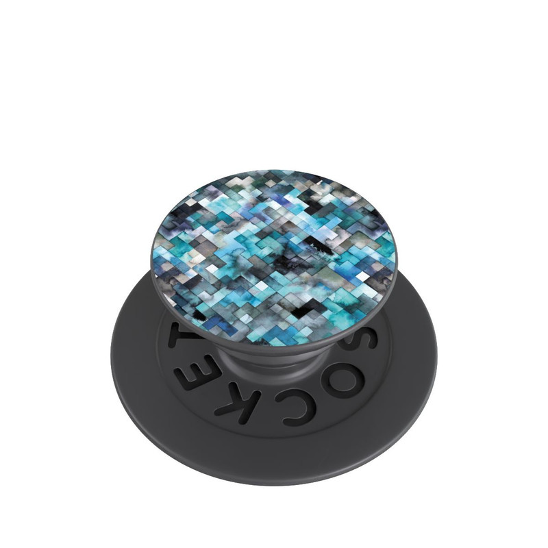  PopGrip Moody Géométrie Bleu