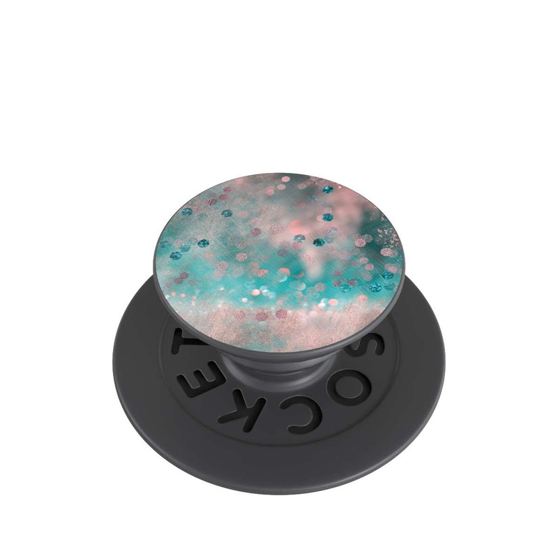 PopGrip Turquoise Glamour Glitter Look