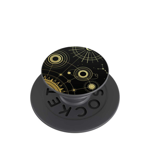  PopGrip Schwarzer und goldener Look Abstrakt