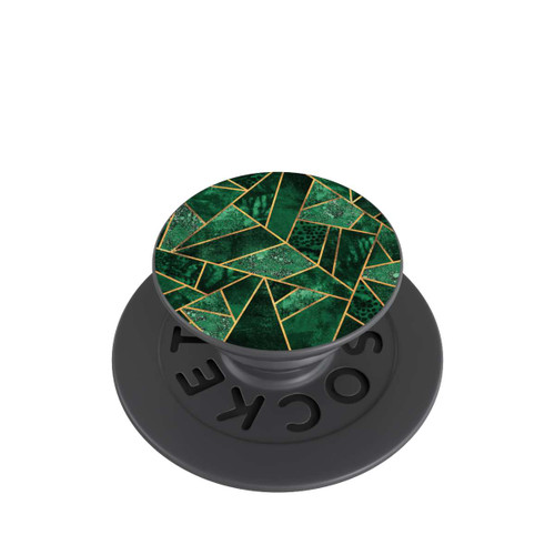  PopGrip Tief Smaragdgrün Golddruck