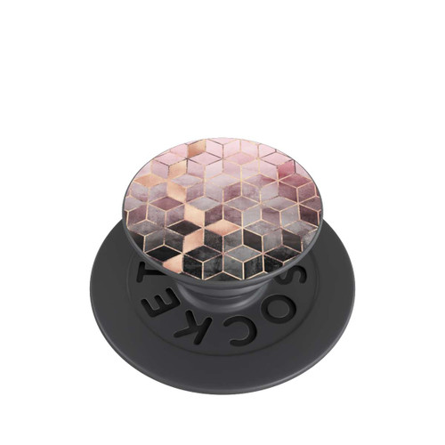  PopGrip Pink-grauer Farbverlauf Würfel Druck