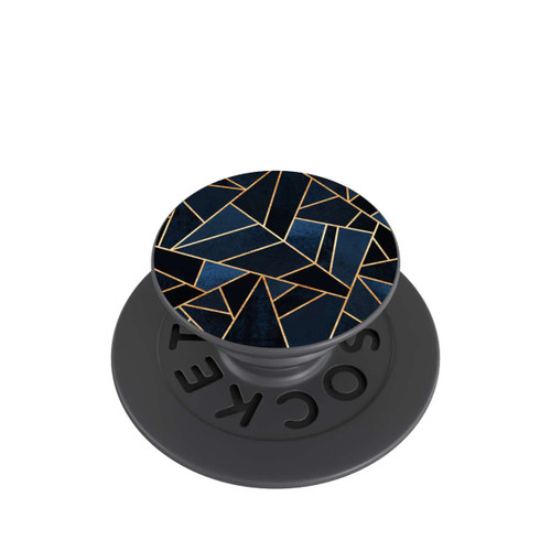  PopGrip Navy Stein Golddruck
