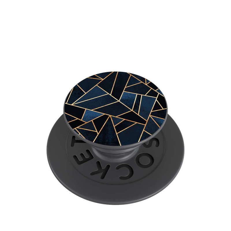  PopGrip Navy Stein Golddruck