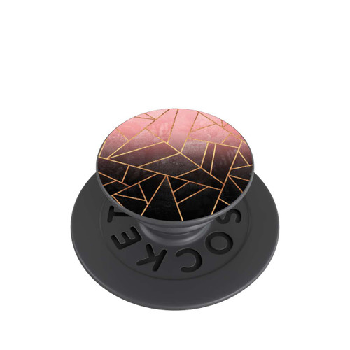  PopGrip Pinker und Schwarzer Stein Gold Druck