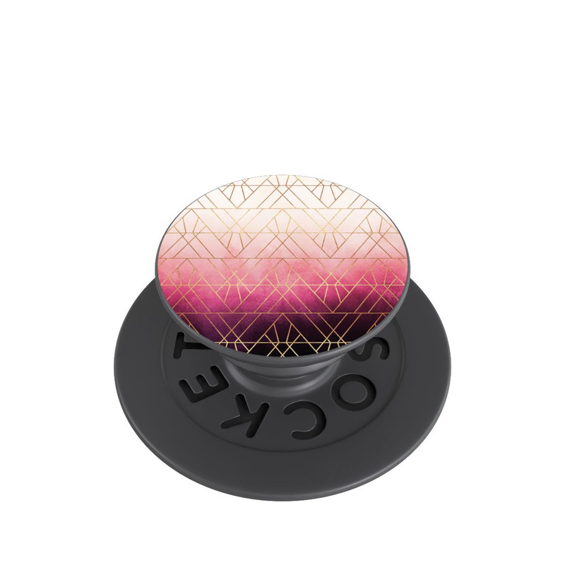  PopGrip Triangles ombrés roses imprimé doré