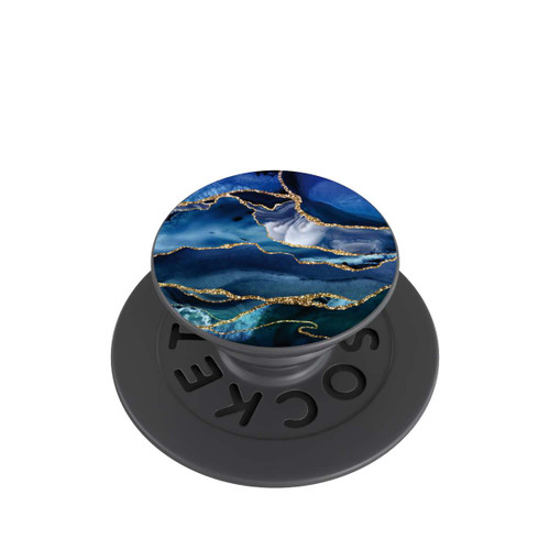  PopGrip Aspect marbre bleu pailleté doré