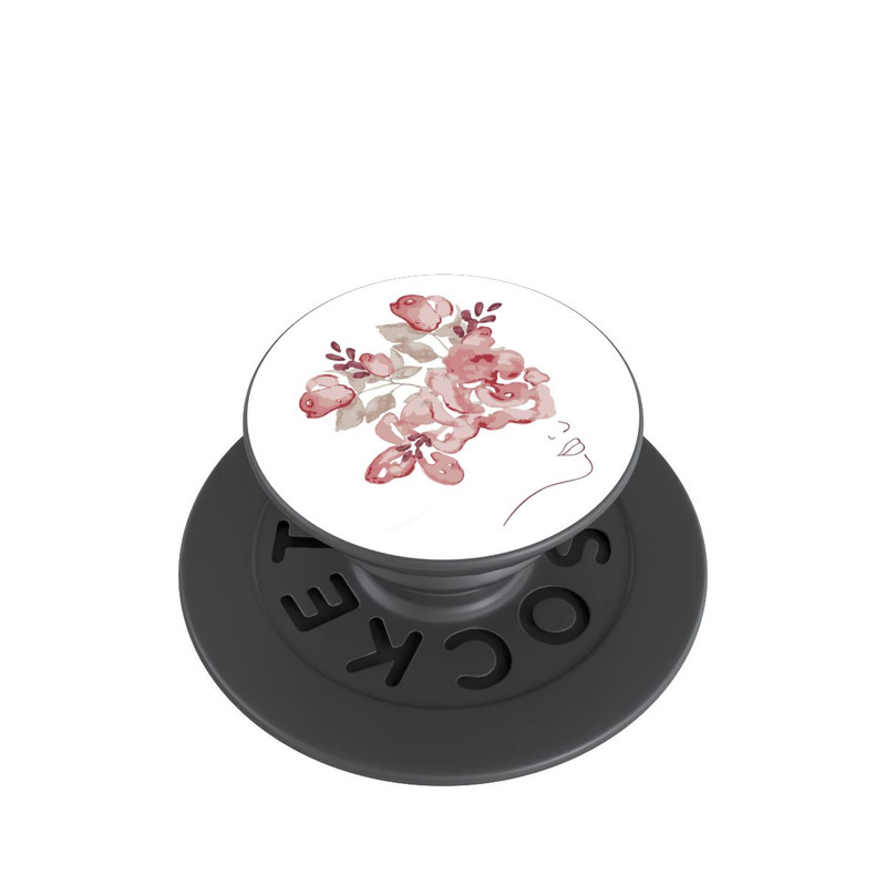  PopGrip Line Art Fleurs de visage de femme