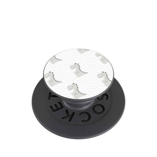  PopGrip Grauer Dino