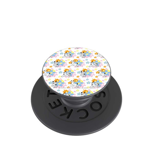 PopGrip Idéfix sur fleurs colorées