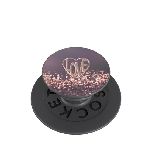  PopGrip LOVE Glitzerrosa