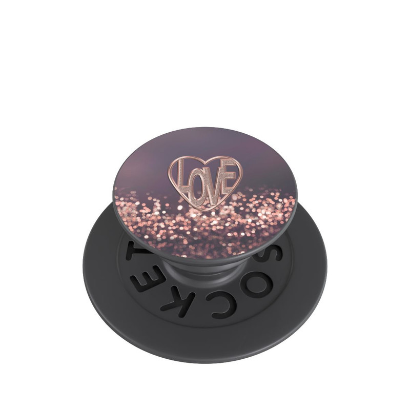  PopGrip LOVE Glitzerrosa