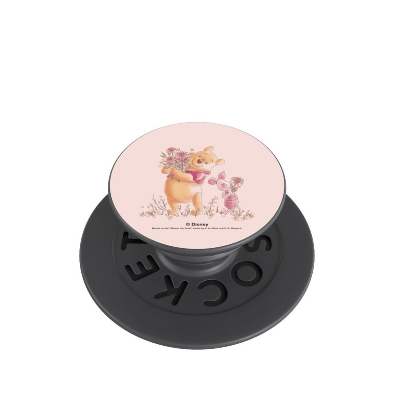  PopGrip Winnie & Porcinet avec des Fleurs