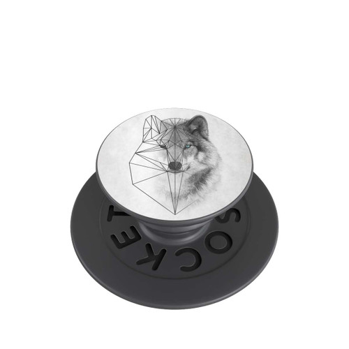  PopGrip Polygonaler Wolf