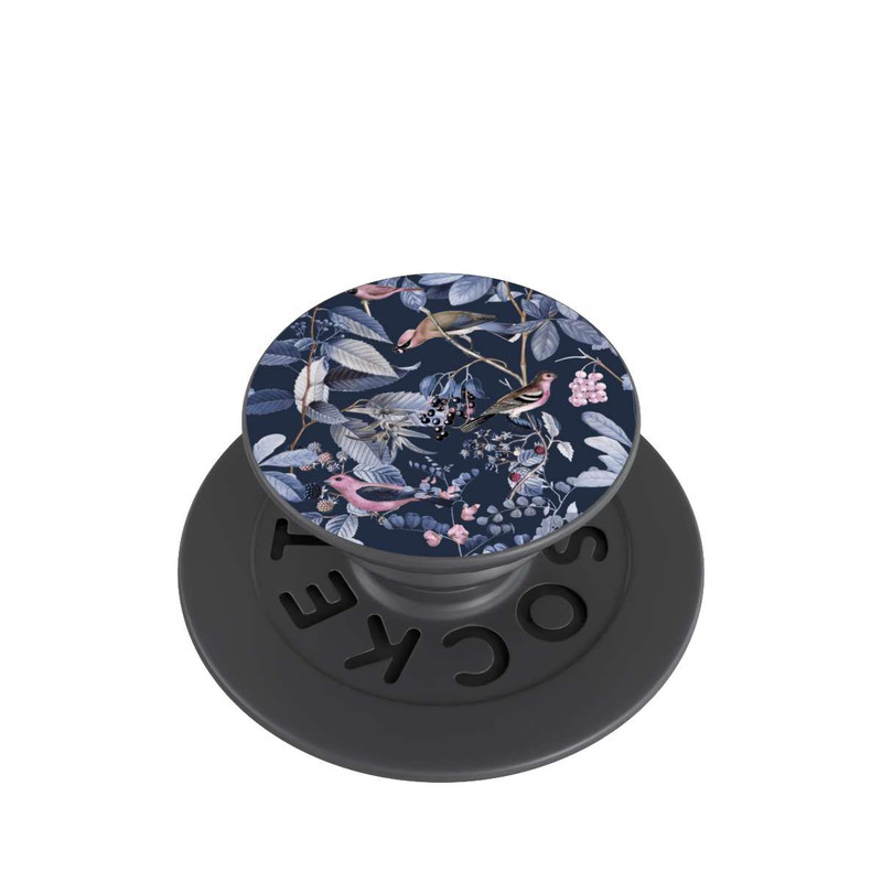  PopGrip Vögel und Beeren blau