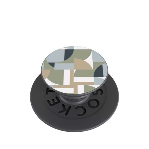  PopGrip Futuristische Bauhaus Polygone Beige