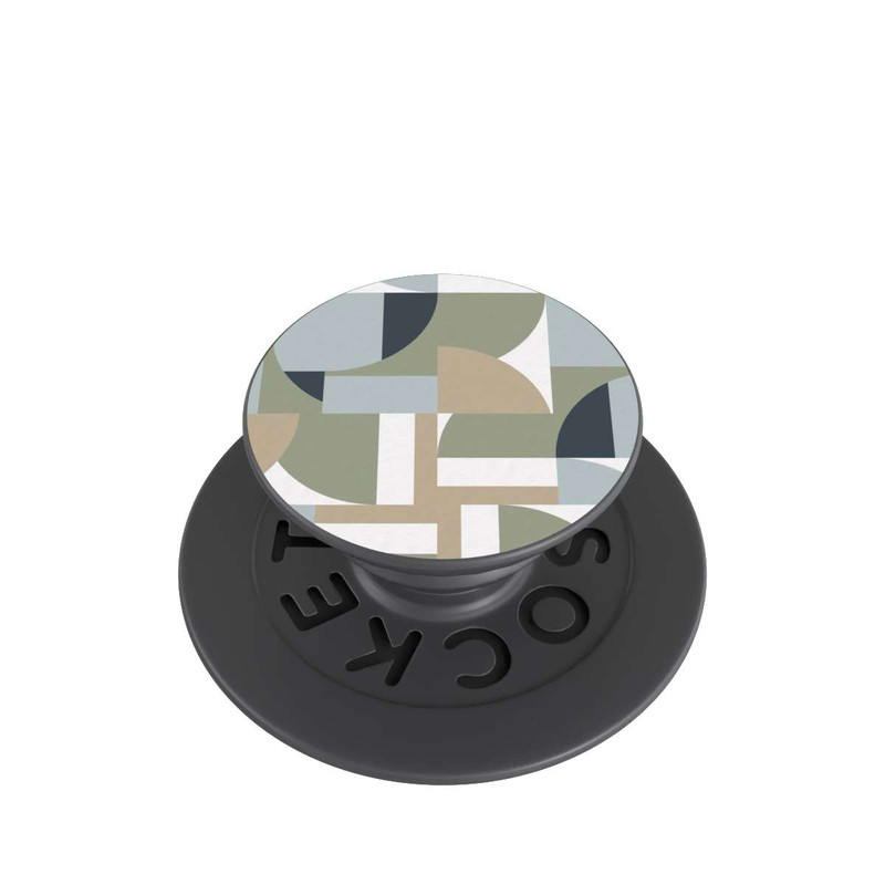  PopGrip Futuristische Bauhaus Polygone Beige