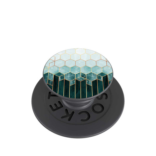  PopGrip Blaugrüne Sechsecke