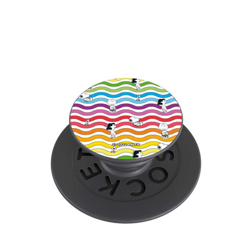  PopGrip Snoopy Pattern Rainbow