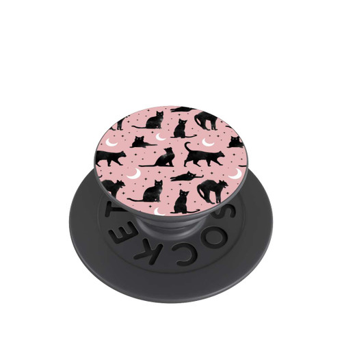  PopGrip Katzen und Mond auf Rosa