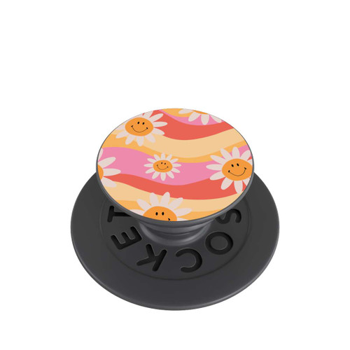  PopGrip Retro Smiles Orange Colorful