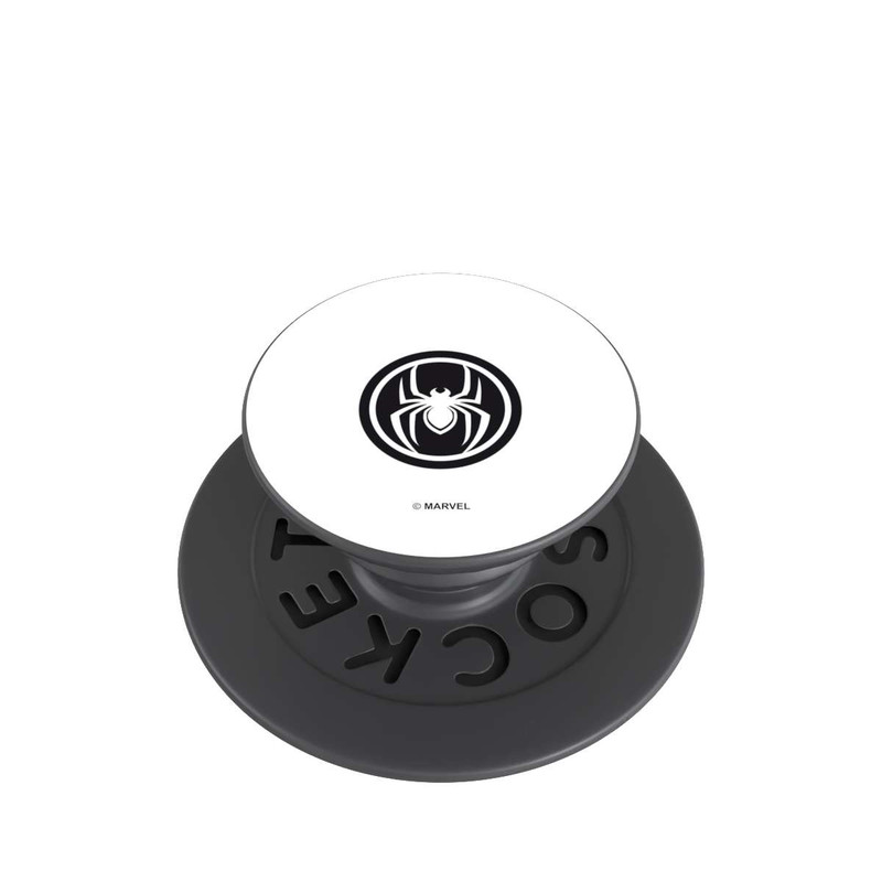  PopGrip Spider-Man Logo White