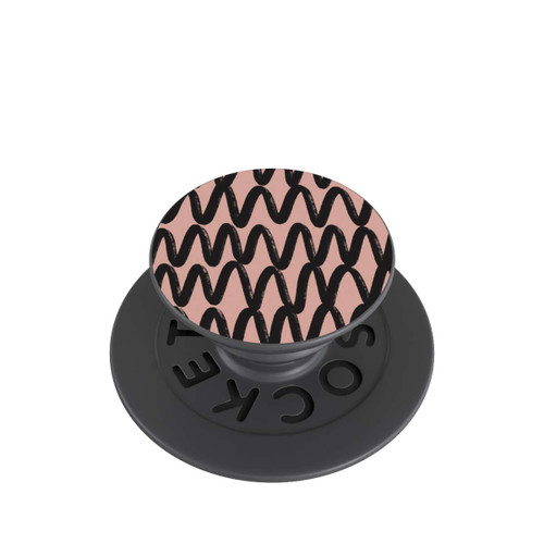  PopGrip Schwarzes Zickzack