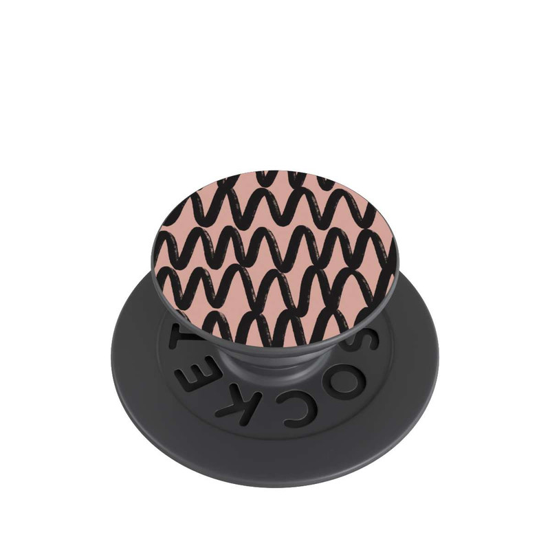  PopGrip Schwarzes Zickzack