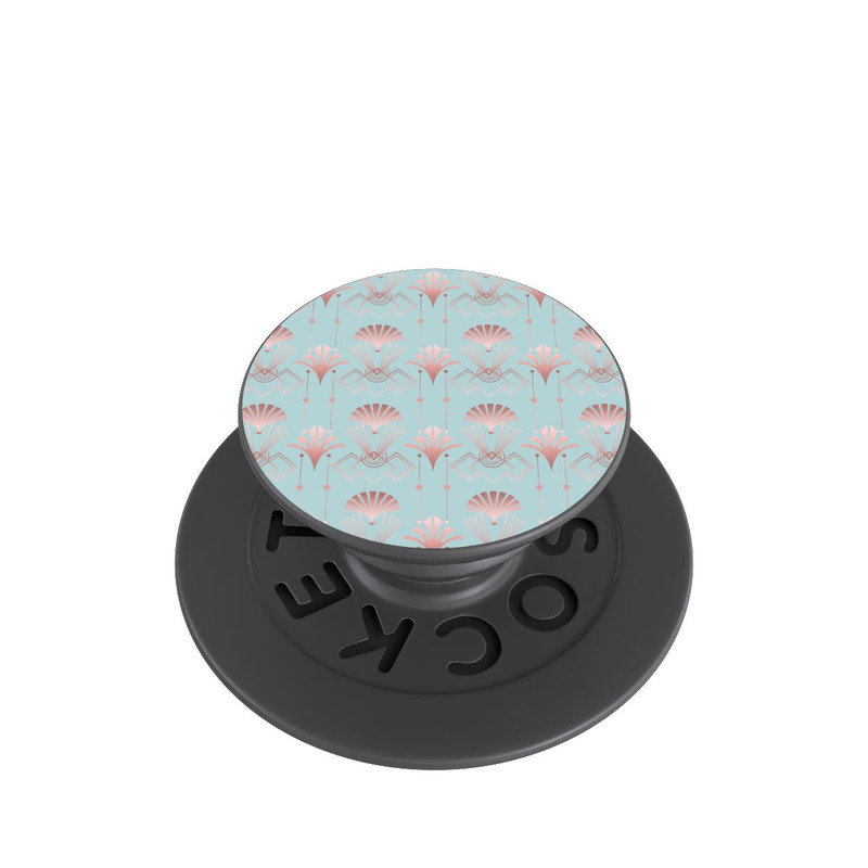  PopGrip Art Deco Rose Gold Elegance Blue