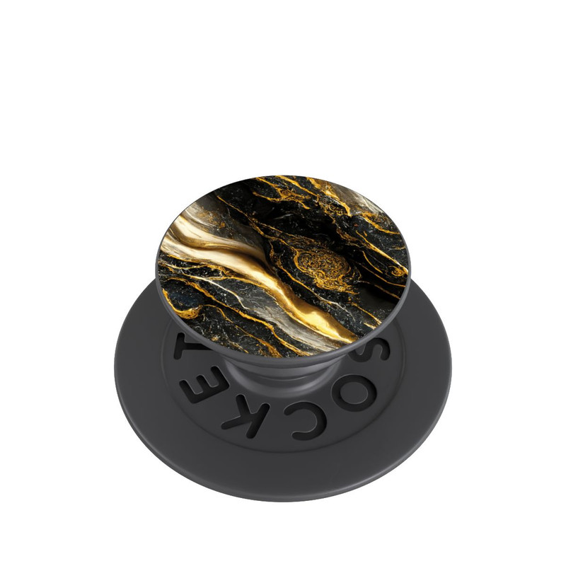  PopGrip Schwarze Marmor Goldschichten